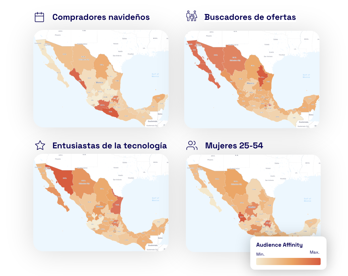 compradores naviadeños, buscadores de ofertas, entusiastas de la tecnología, mujeres 25-35, méxico 